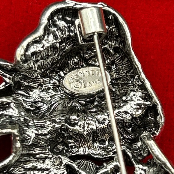 Vintage Kenneth Jay Lane Sparkling Elephant Brooch - Picture 5 of 6